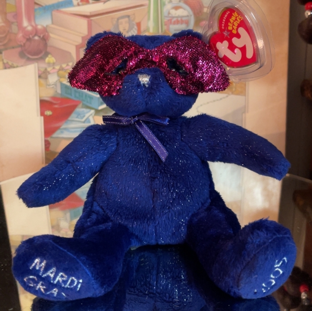 ‘04 - Ty - Mardi Gras the Bear Beanie Baby